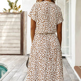 Luz | Vestido Estampado de Piel