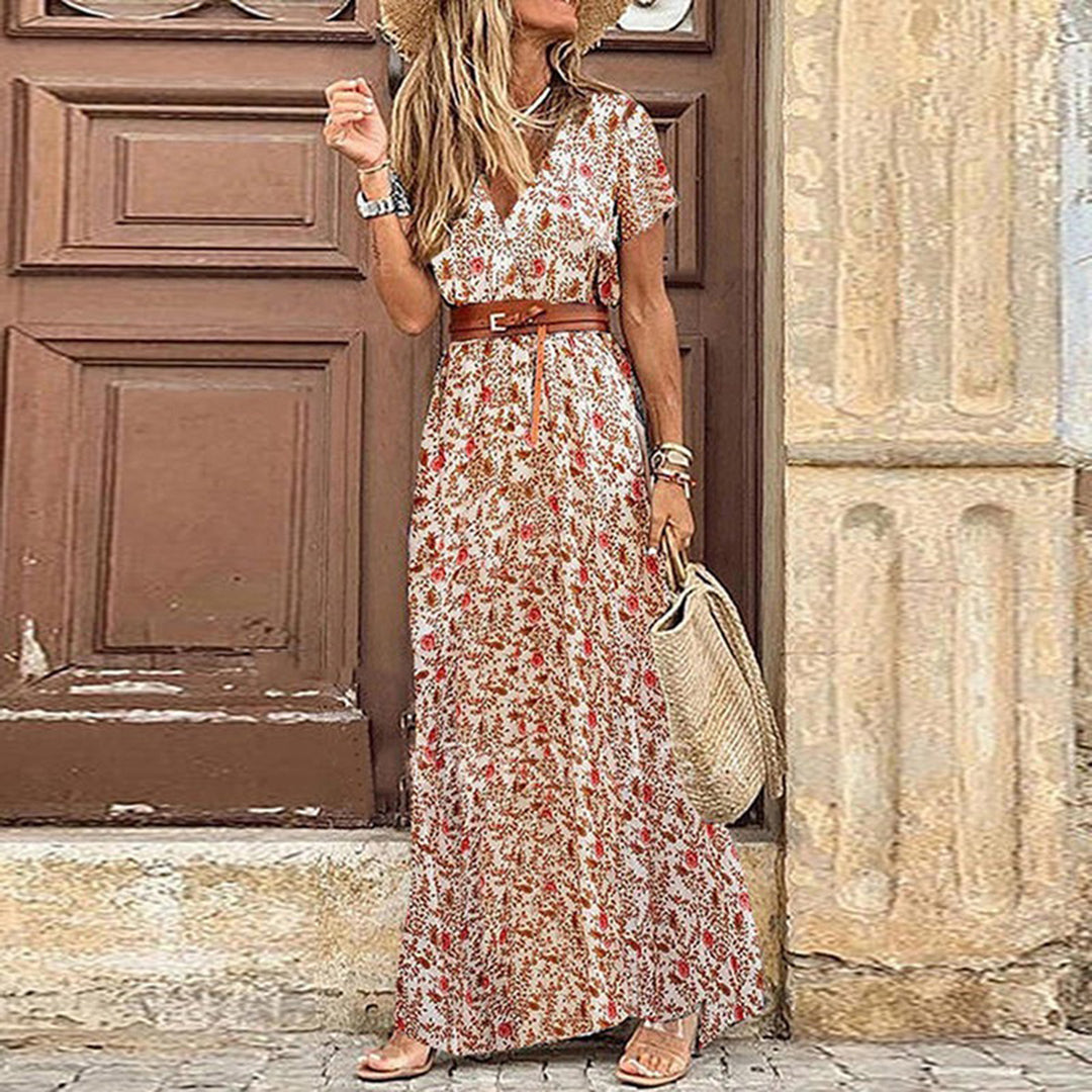 Sara | Vestido Maxi de Piel