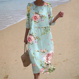 Carla | Vestido Midi Floral