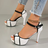 Edurne | Tacones de Cuero Elegantes