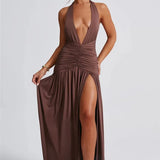 Sonia | Vestido Maxi de Piel