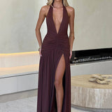 Sofía | Vestido Maxi de Piel