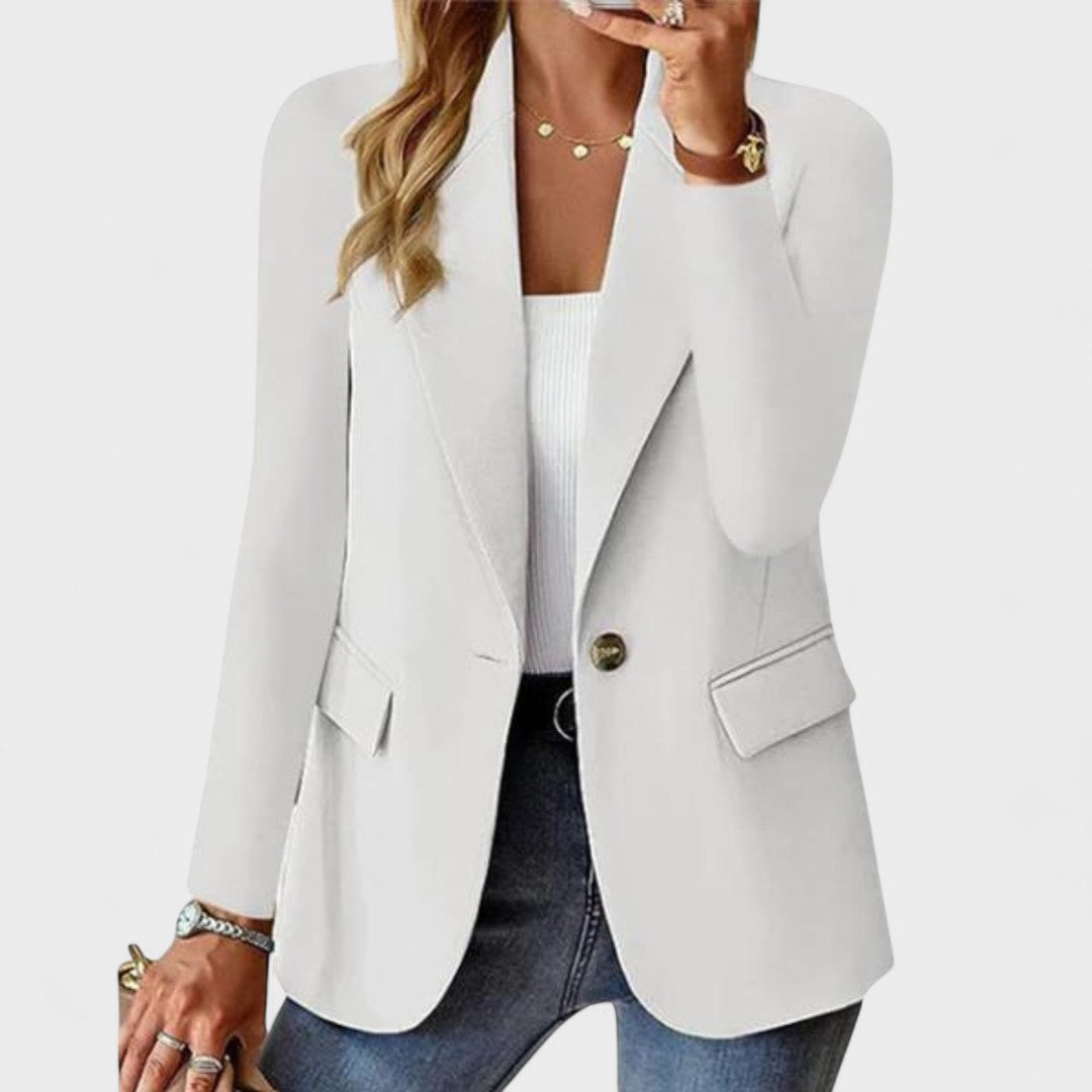 Elena | Blazer de Piel Elegante