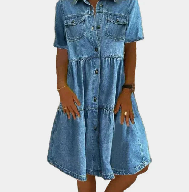 Marisa | Vestido Largo Denim