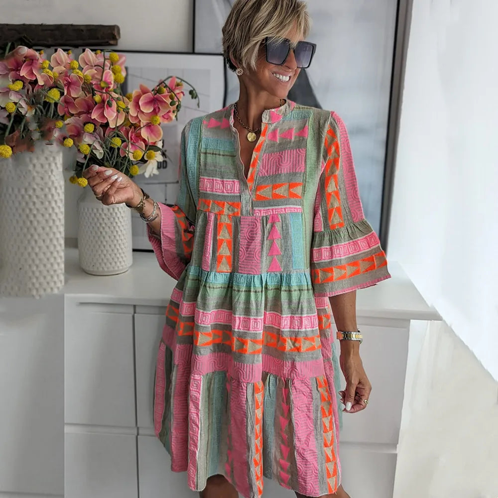 Rosa | Vestido Suelto Romántico