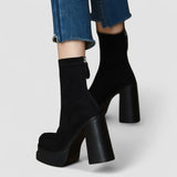 Olga – Botas con estilo moderno y la comodidad del ante