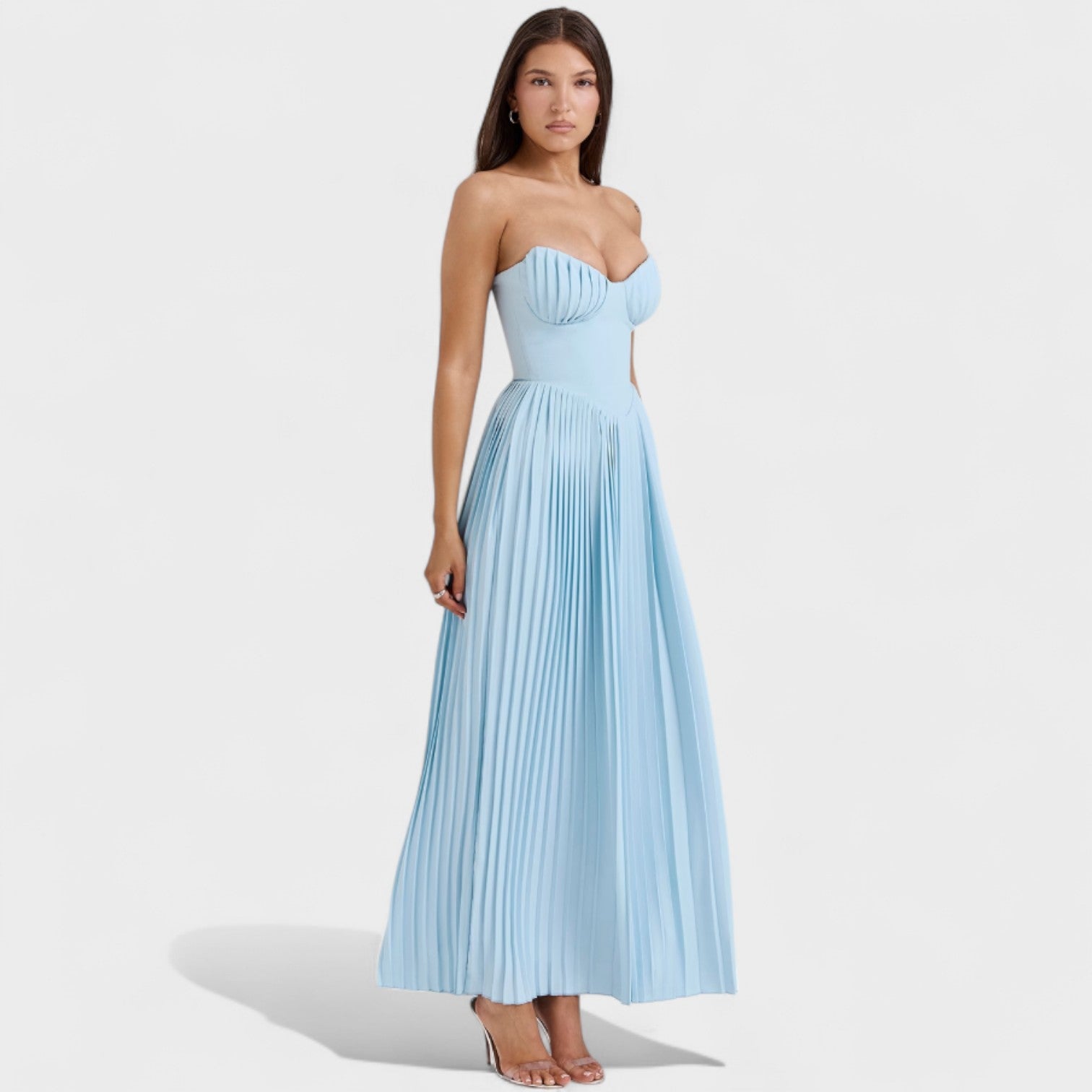Marta | Vestido Plisado con Tirantes