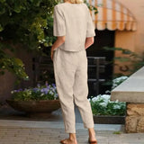 Silvia | Conjunto de Algodón Elegante