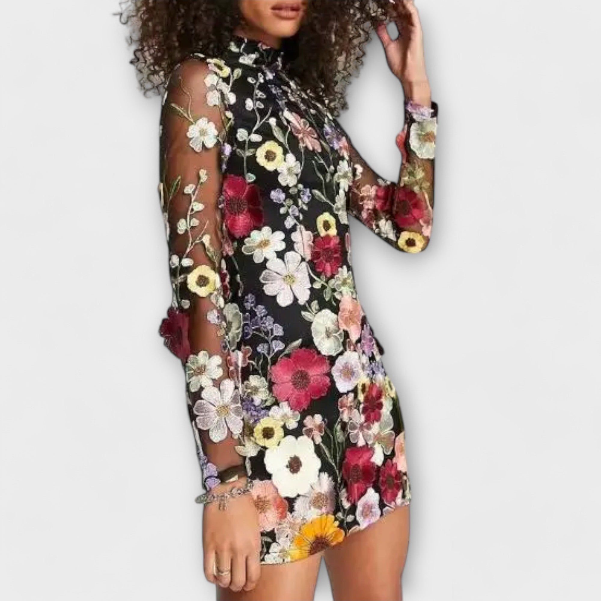 Laura | Vestido Floral Sin Mangas