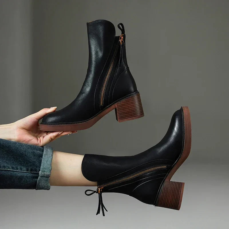 Laia | Botas Largas de Piel
