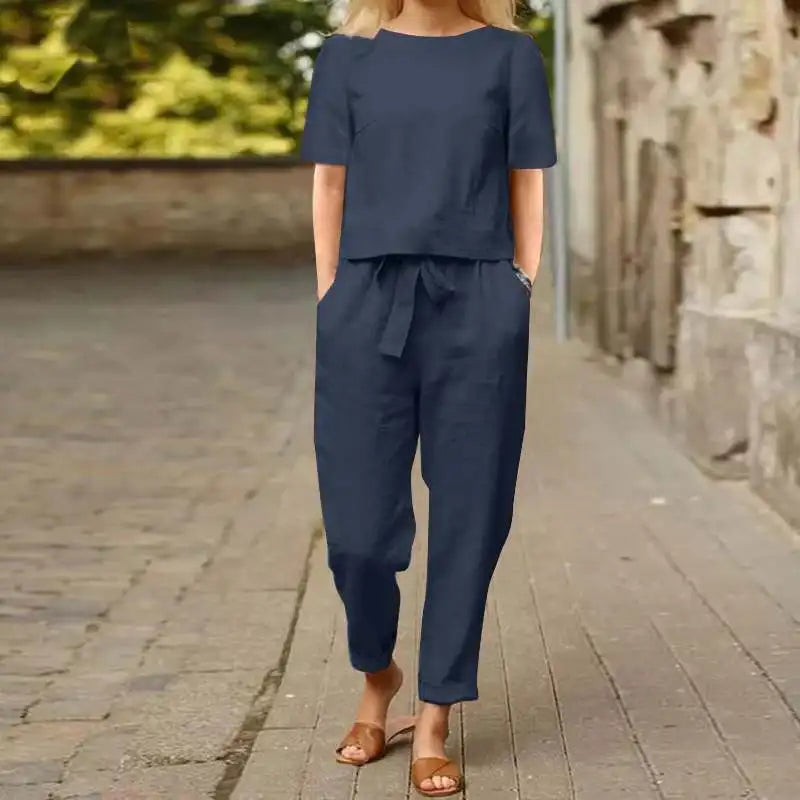 Silvia | Conjunto de Algodón Elegante