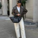 Sara | Bolsa de Cuero Casual