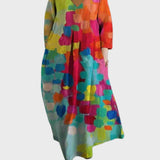Covadonga | Vestido Midi Abstracto