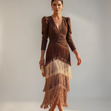 Sofía | Vestido con Flecos