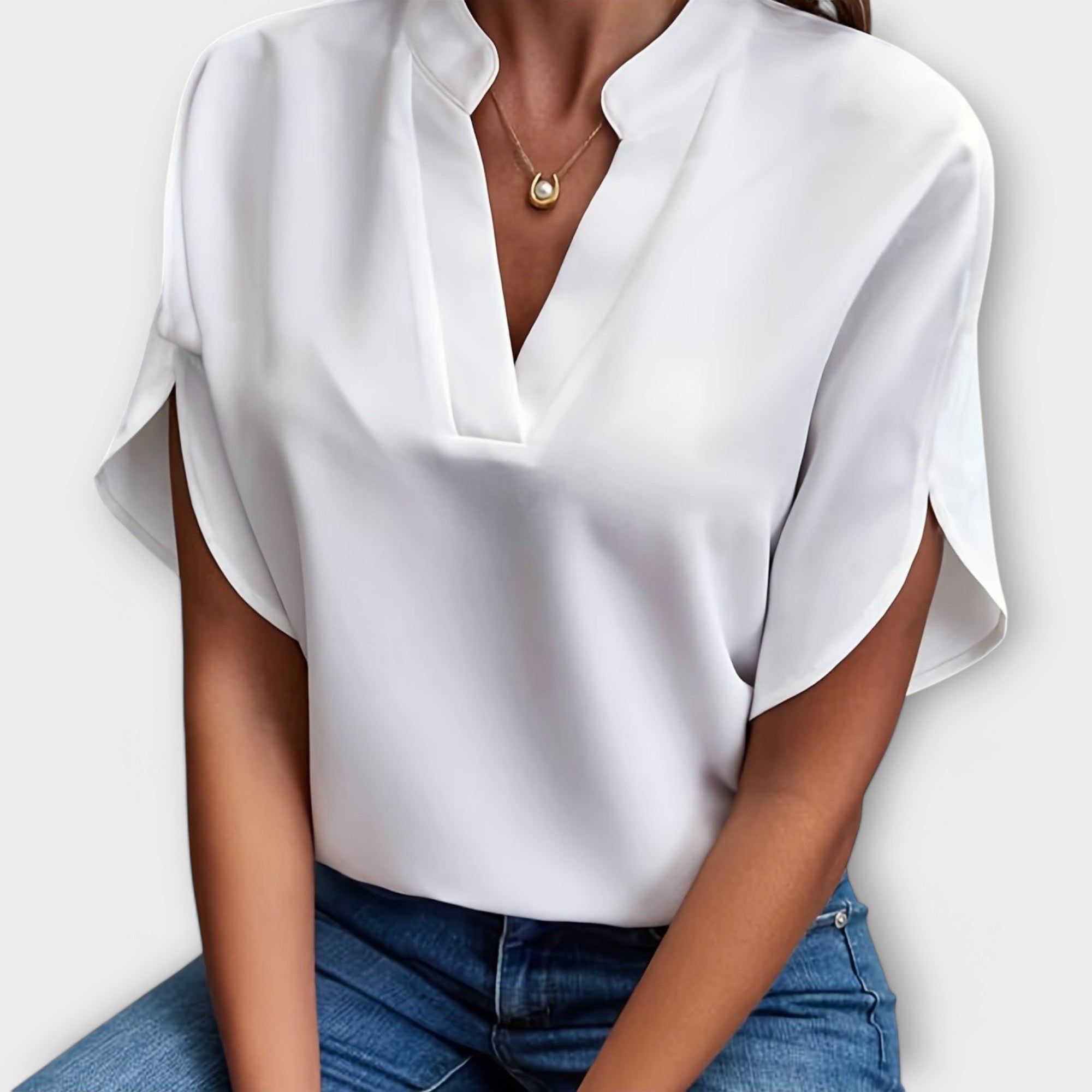 Gloria | Blusa de Algodón Elegante