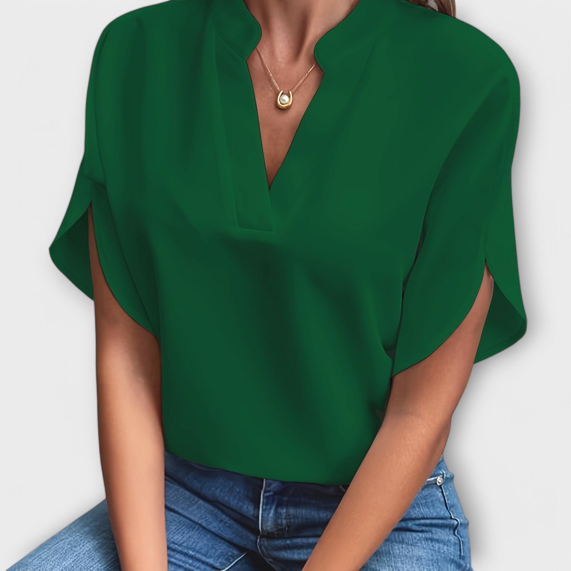 Gloria | Blusa de Algodón Elegante