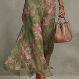 Livia | Vestido Maxi Halter Floral