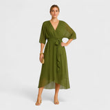 Fernanda | Vestido Midi Fluido