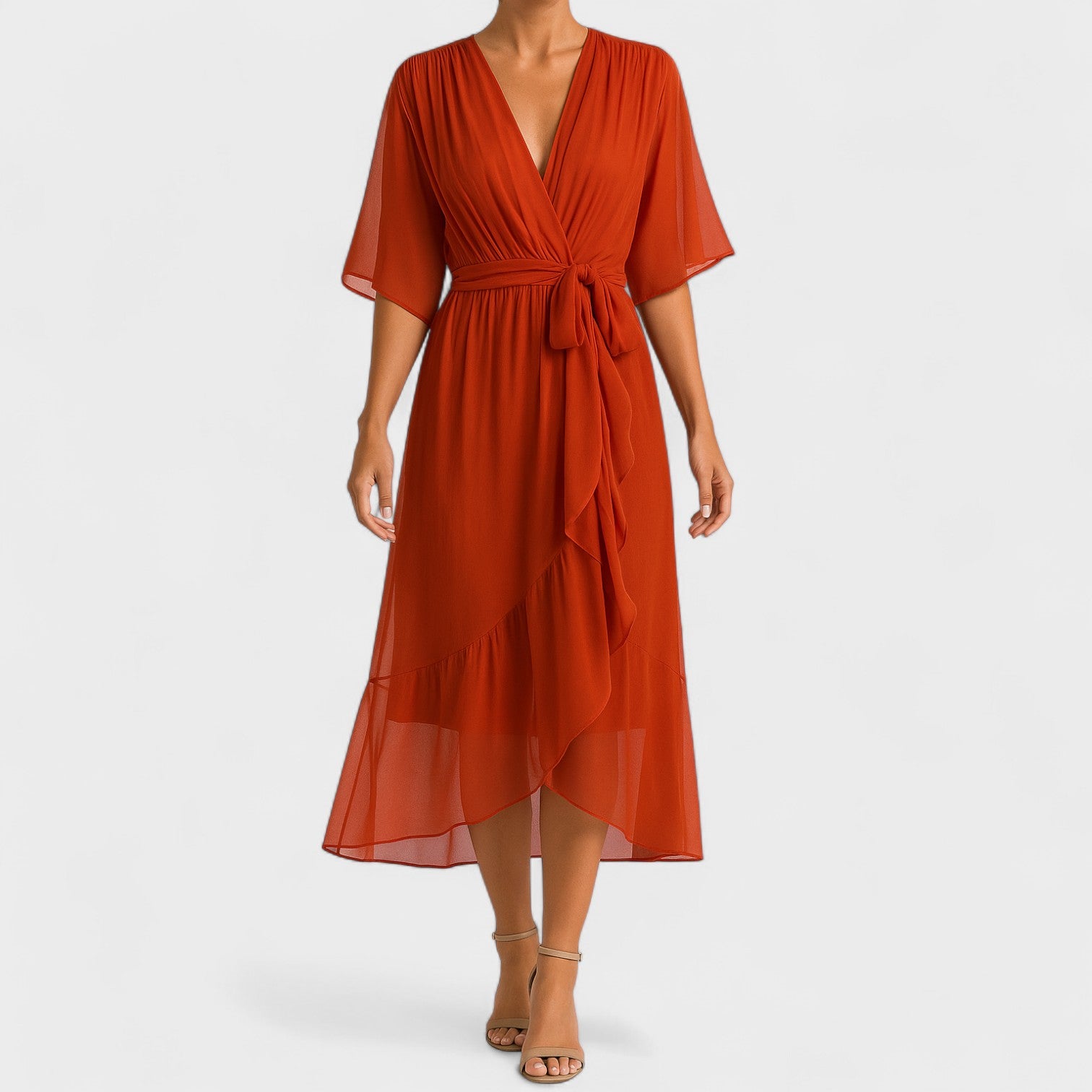 Fernanda | Vestido Midi Fluido
