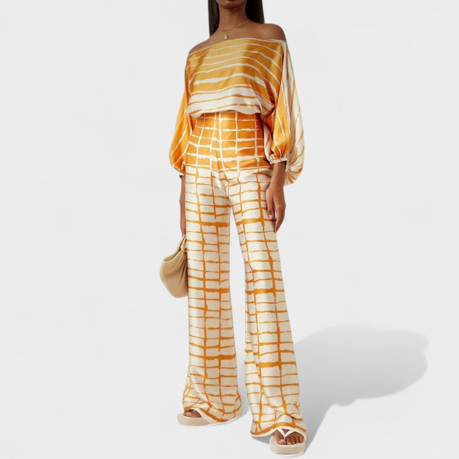 Luisa - Conjunto elegante de dos piezas