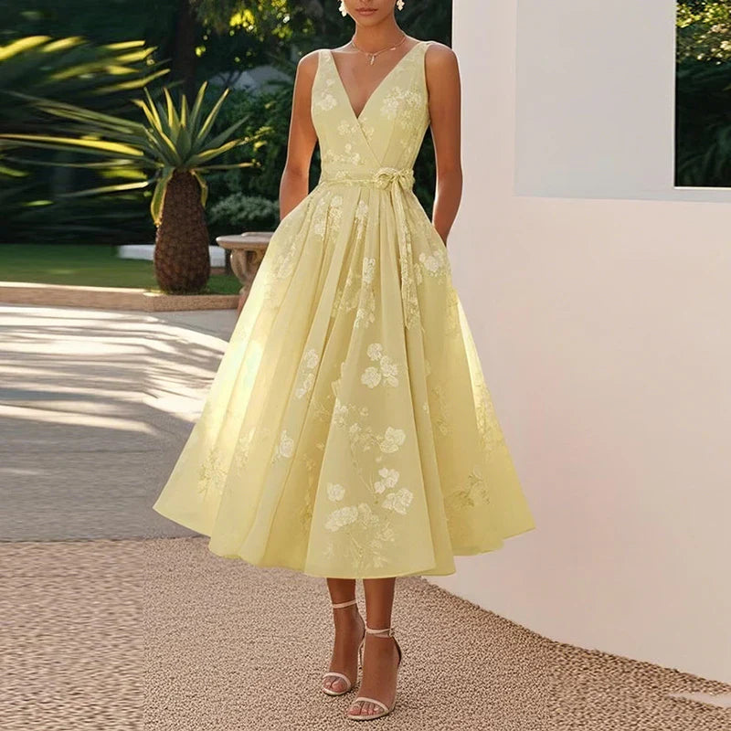 Mercedes | Vestido Midi Elegante