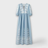 Maribel | Vestido Maxi Estampado