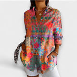 Montserrat | Camisa Floral Elegante
