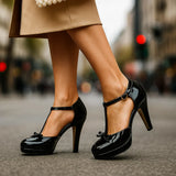 Elisa | Tacones de Cuero Elegantes