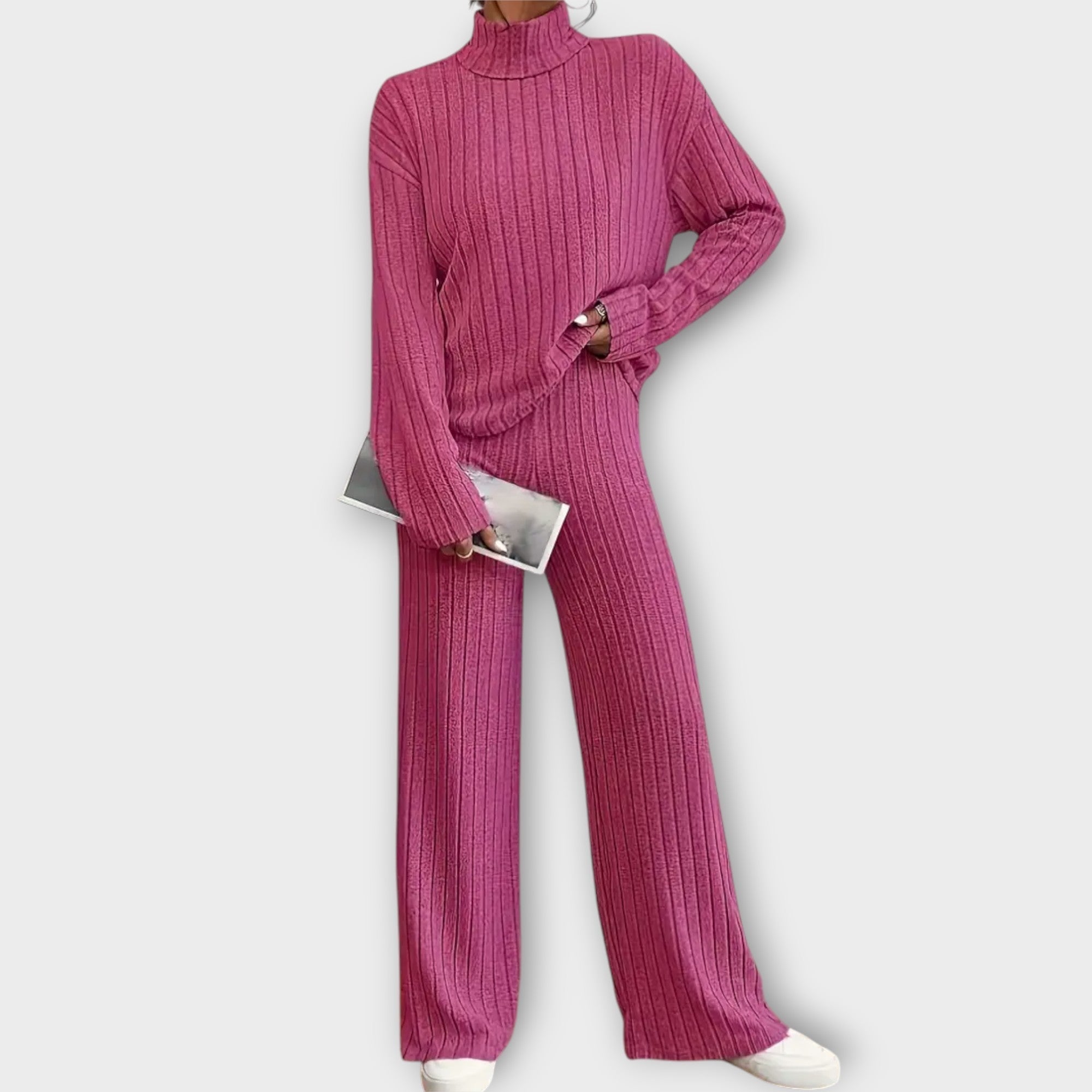 Blanca | Conjunto de Punto Casual