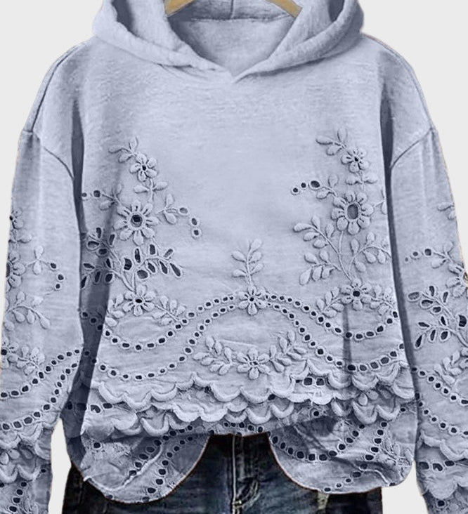 Raquel | Sudadera de Encaje Suelta