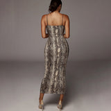 Araceli | Vestido Estampado con Tirantes