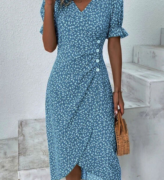 Encarna | Vestido Estampado Elegante