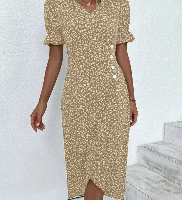 Encarna | Vestido Estampado Elegante