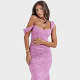 Hortensia | Vestido Ajustado Romántico