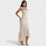 Hortensia | Vestido Ajustado Romántico