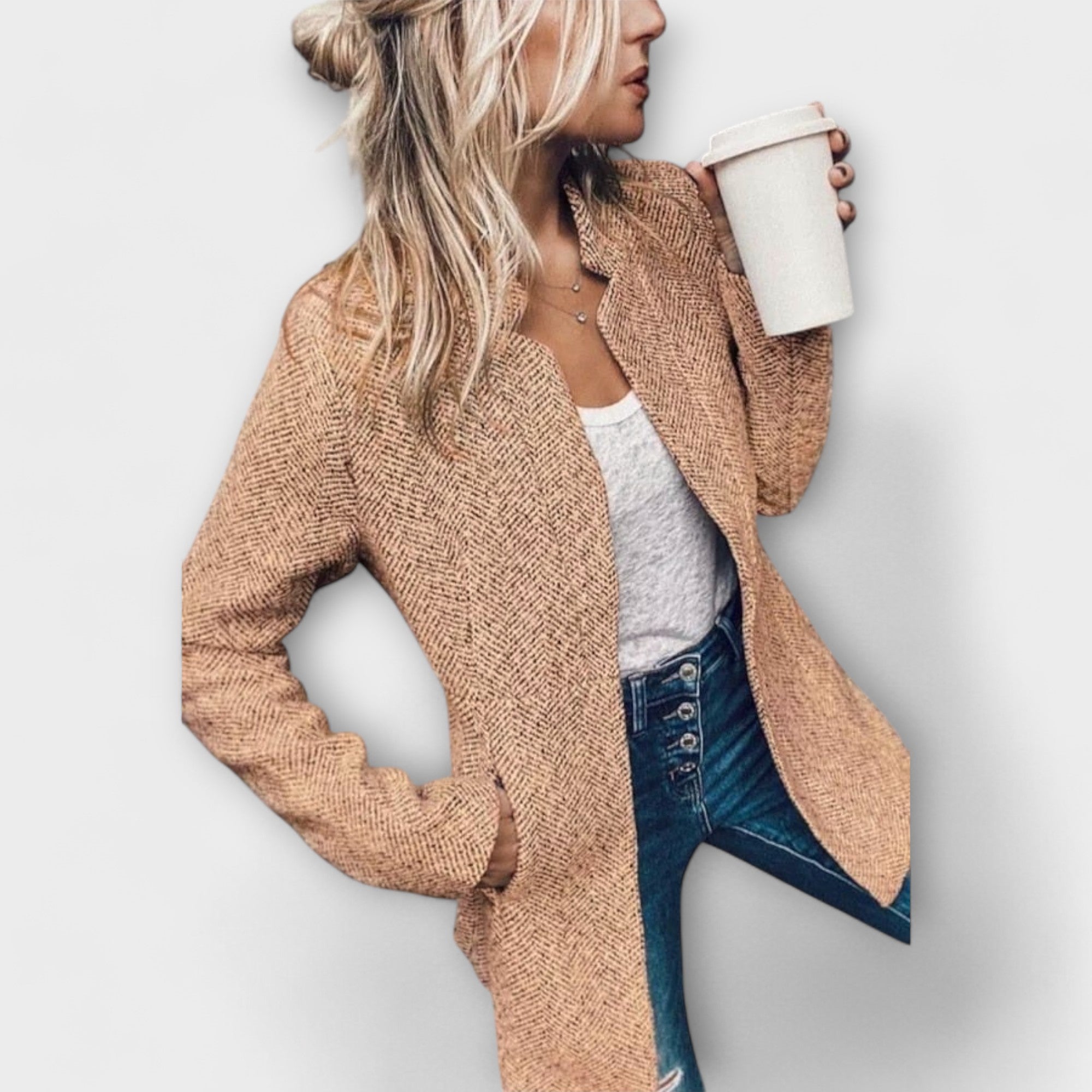 Celia | Abrigo de Tweed de Algodón