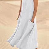 Mónica | Vestido Maxi de Algodón