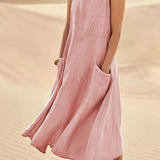 Mónica | Vestido Maxi de Algodón