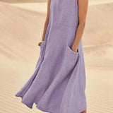 Mónica | Vestido Maxi de Algodón