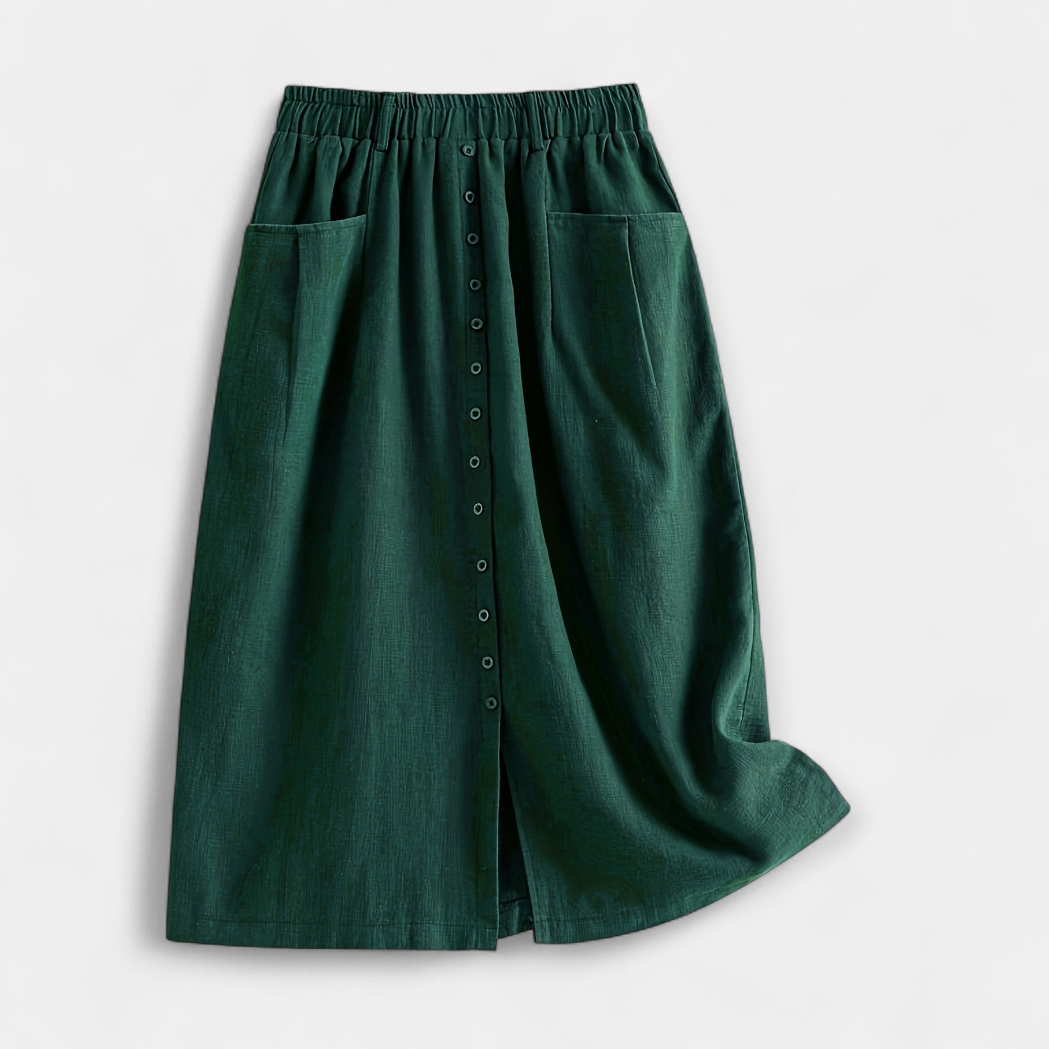 Dolores | Falda Midi de Lino