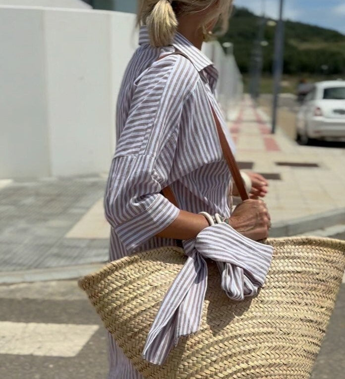 Miriam | Camisa a Rayas Elegante