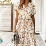 Macarena | Vestido Estampado de Piel