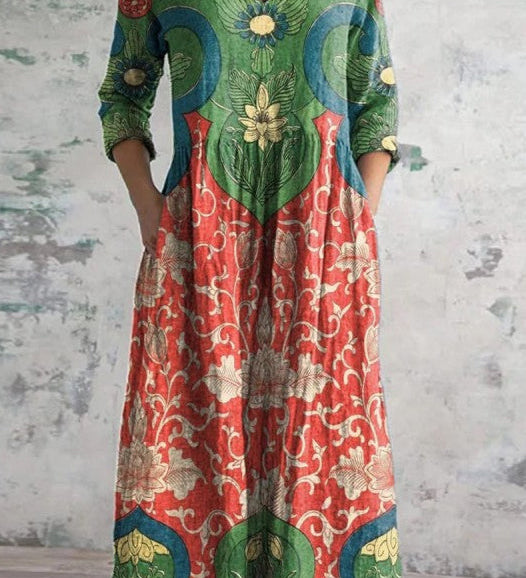 Adriana | Vestido Maxi Floral