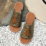 Olga | Sandalias Estampadas de Lana