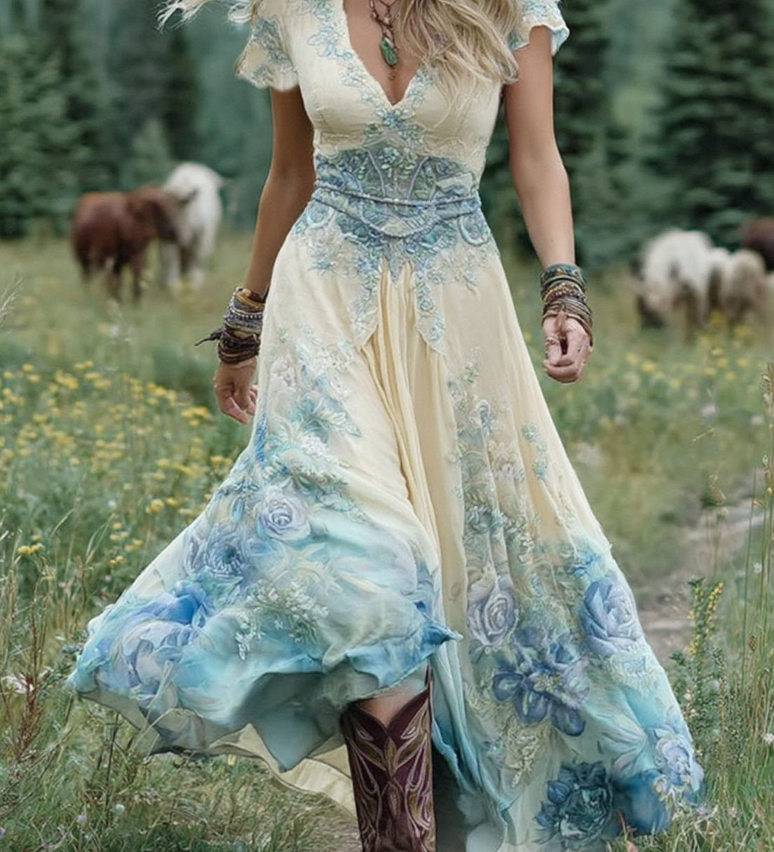 Virginia | Vestido Maxi Floral