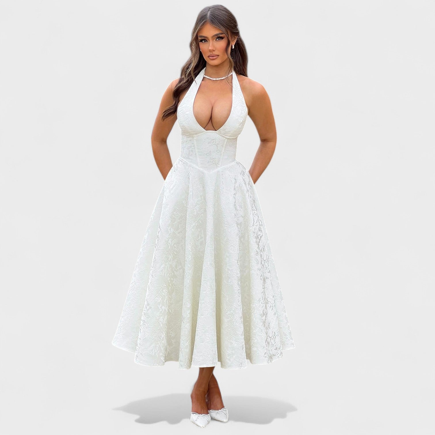 Estefanía | Vestido Midi Floral