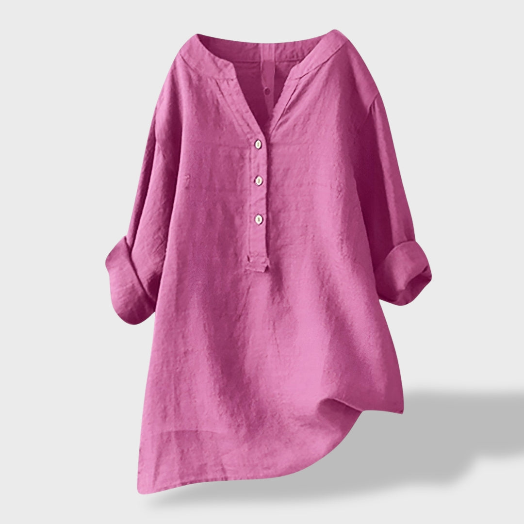 Mónica | Camisa de Lino Holgada