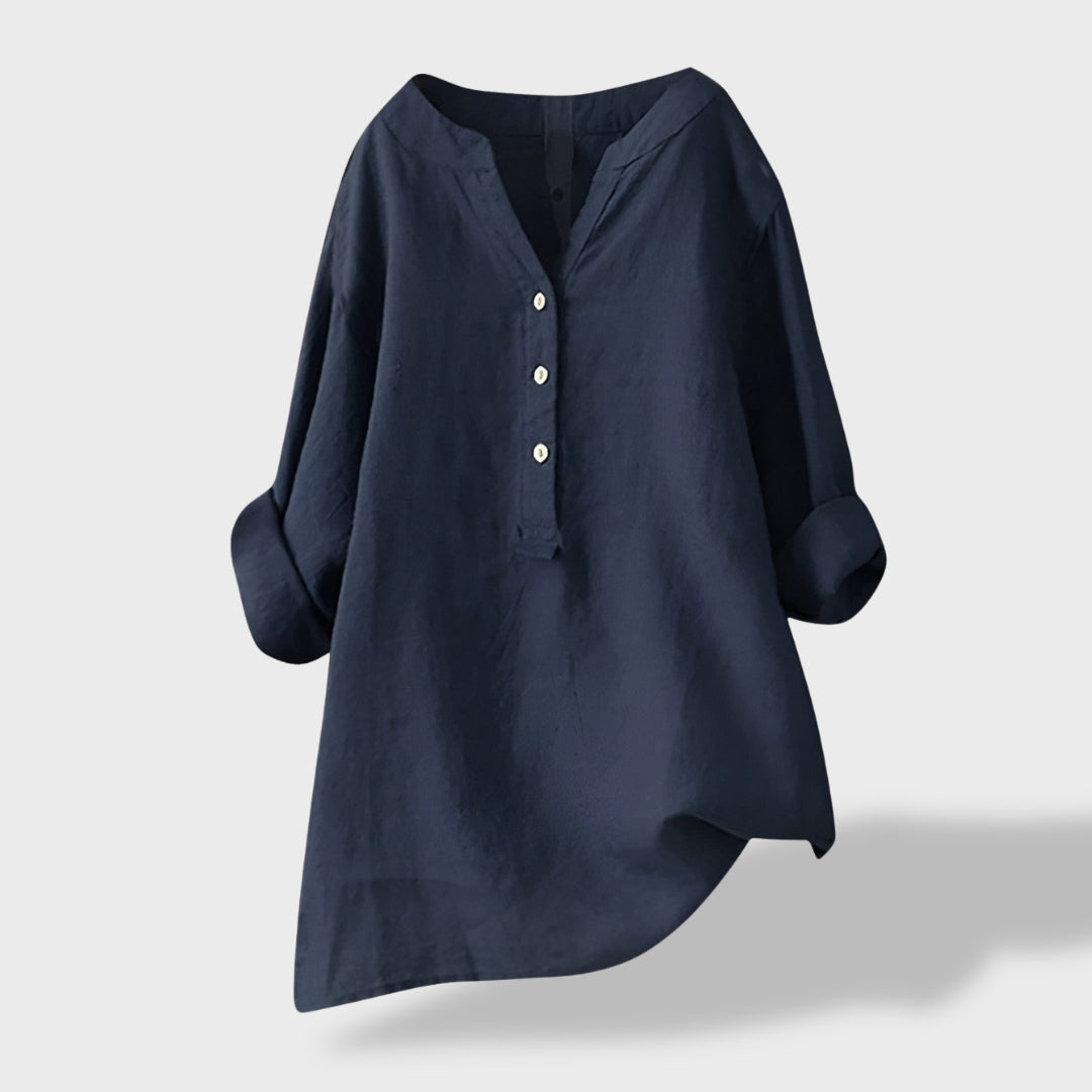 Mónica | Camisa de Lino Holgada