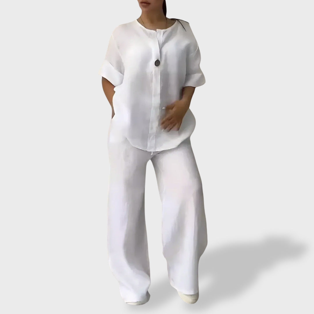 Fernanda | Conjunto de Lino Elegante