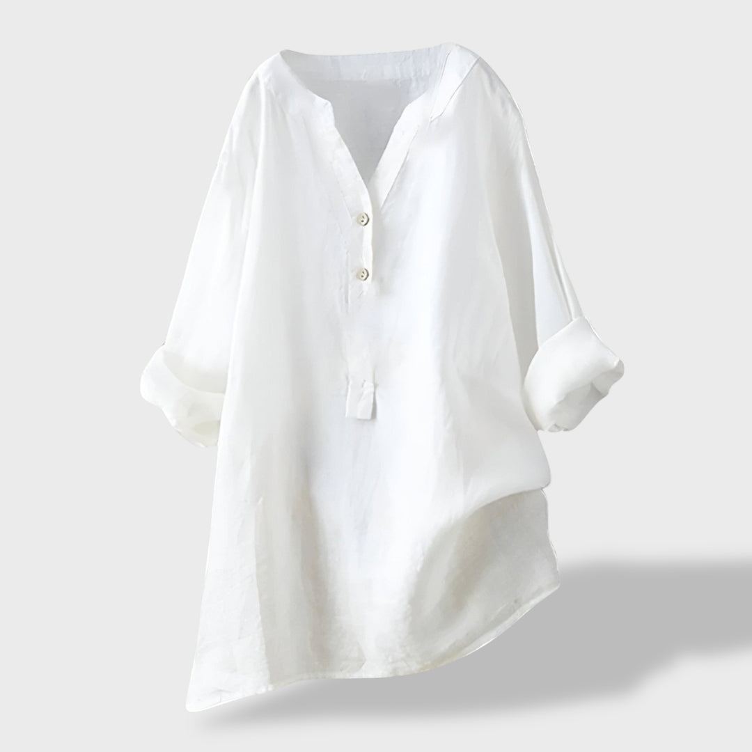 Mónica | Camisa de Lino Holgada